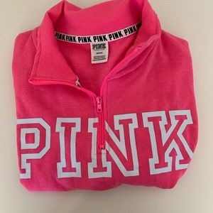 Pink sweater with collar